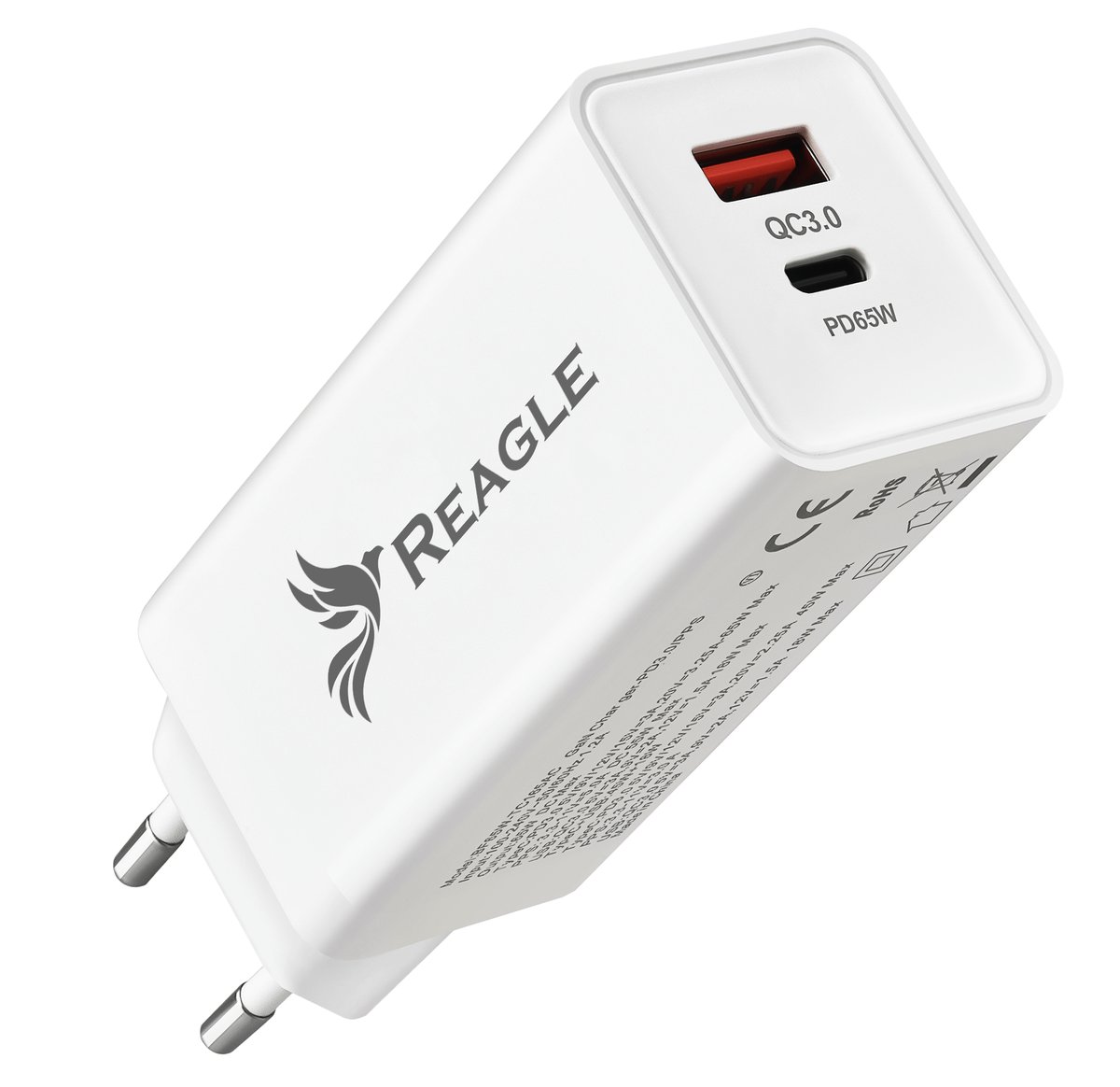 SZYBKA ŁADOWARKA GaN 65W USB-C QC 3.0 ZASILACZ DO MACBOOK LAPTOPA IPHONE 16