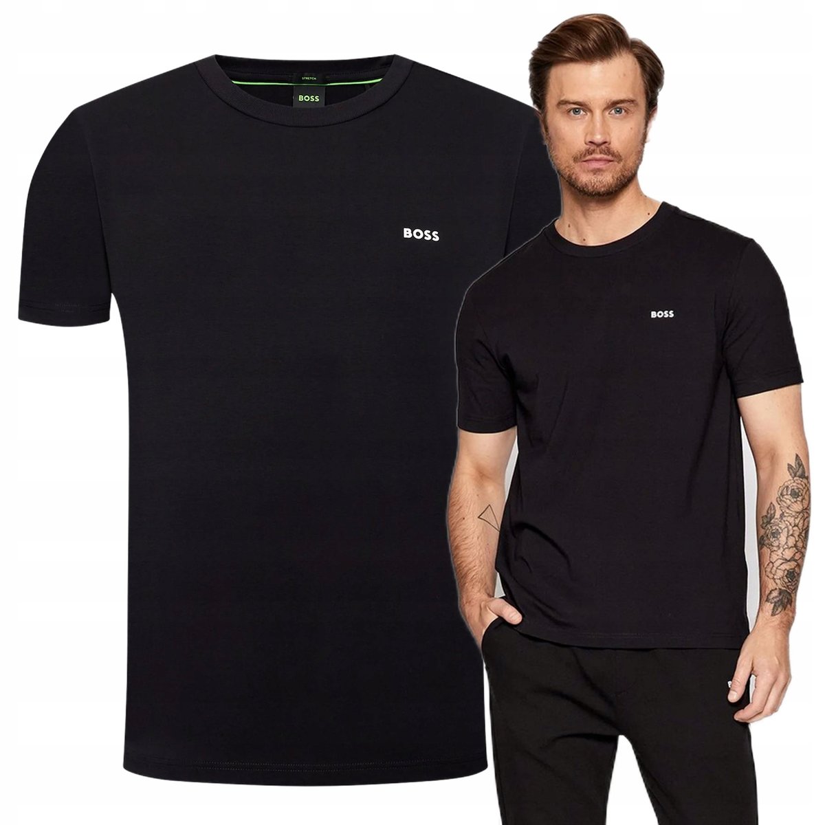 koszulka meska hugo boss tshirt meski hugo classic logo czarna koszulka meska hugo boss tshirt meski hugo classic logo czarna r.M