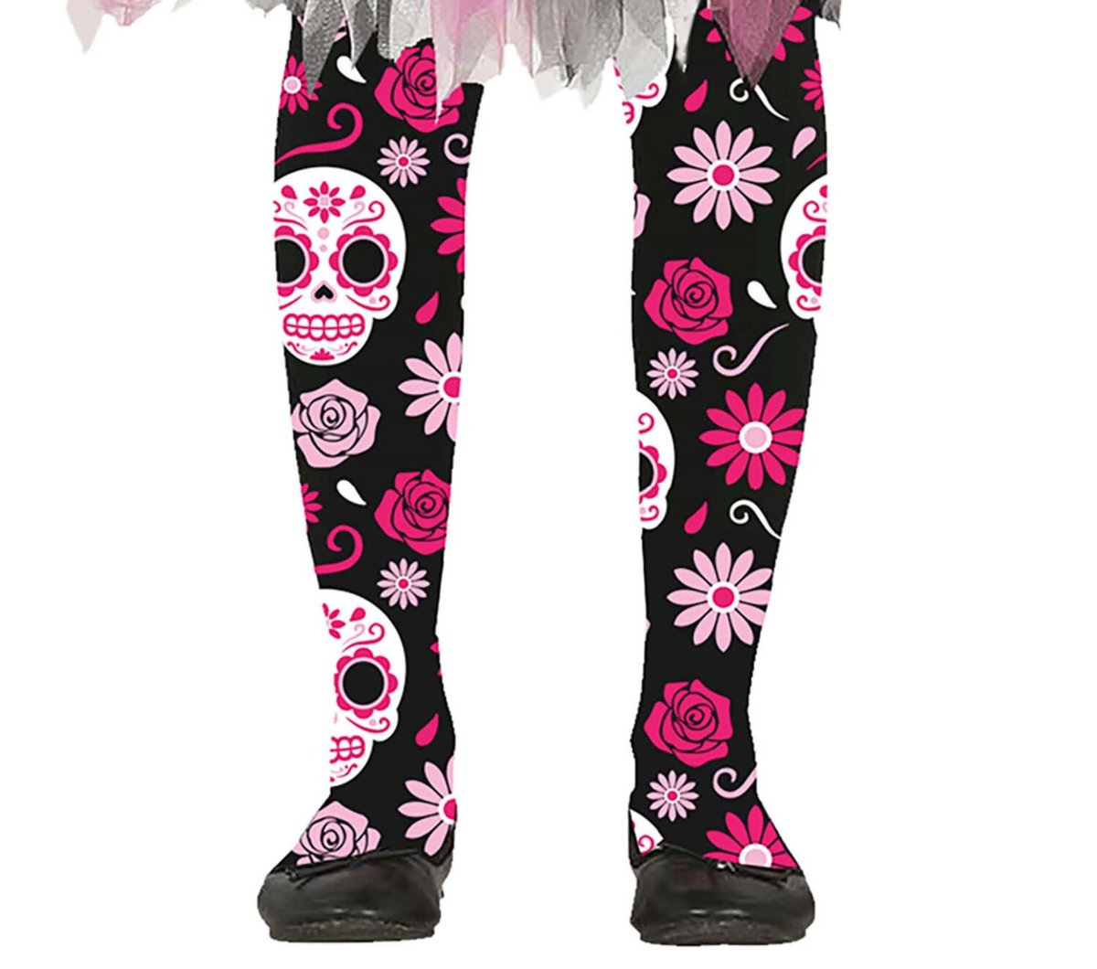 Rajstopy dziecięce Czaszki kolorowe Catrina 3-6l