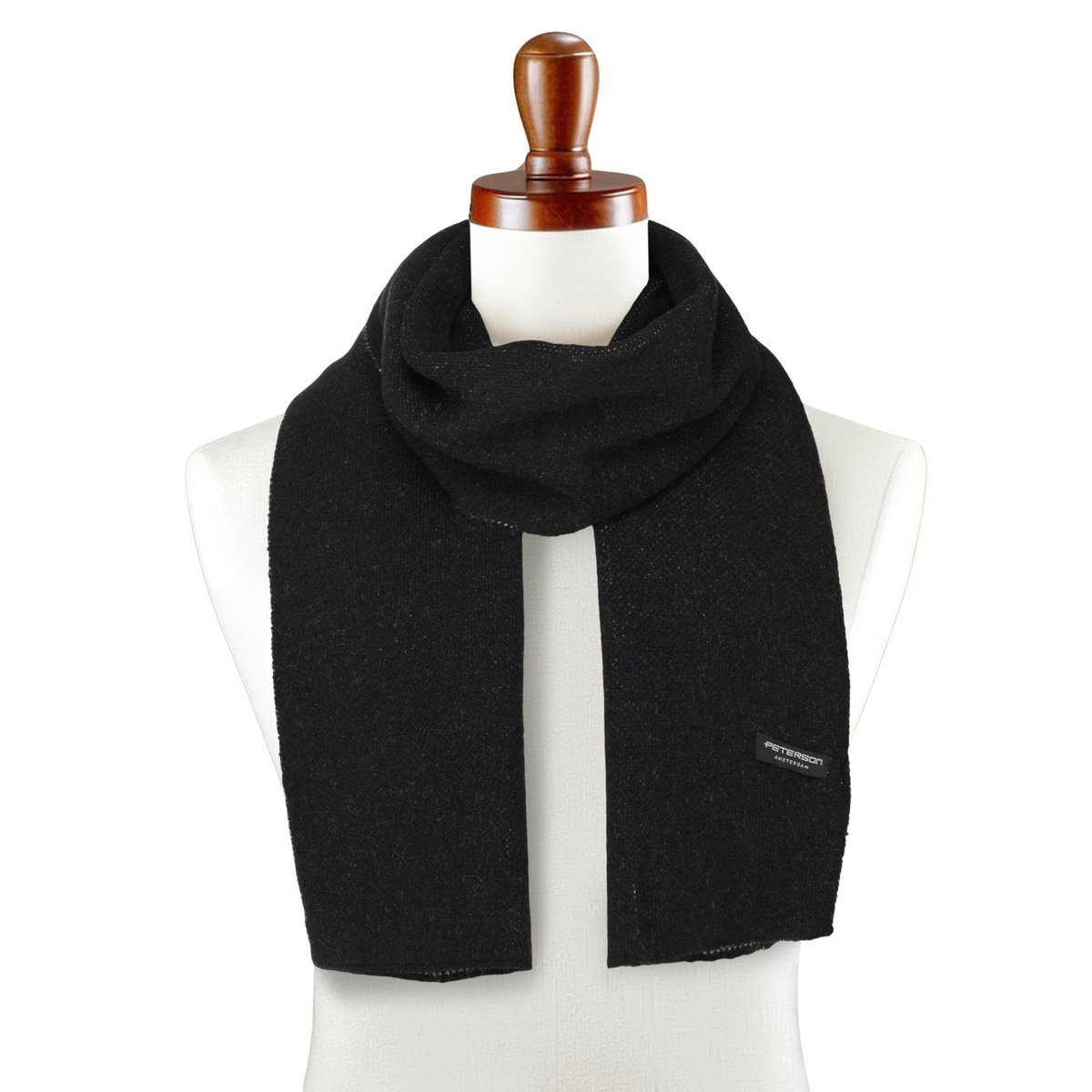 Długi szal męski PETERSON elegancki duży szalik na zimę ciepły duży