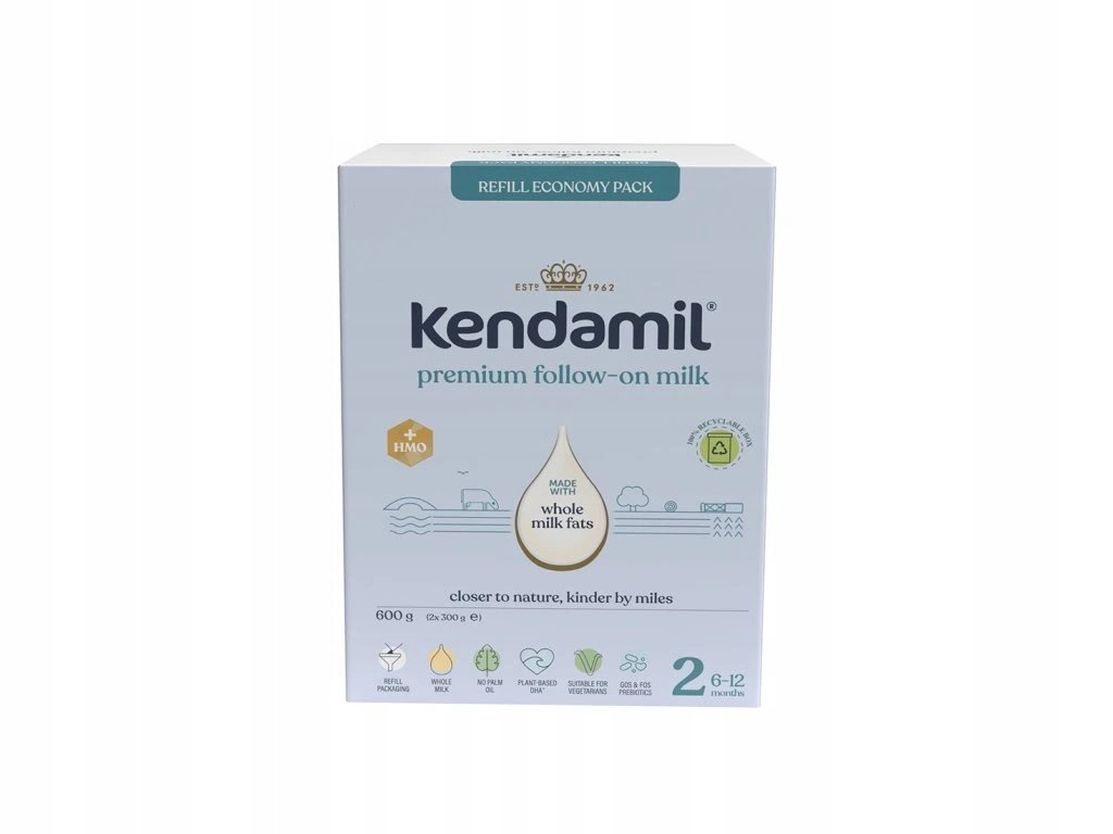 Mleko Następne Premium Follow-on 2 po 6. miesiącu Dla Dzieci 600g KENDAMIL