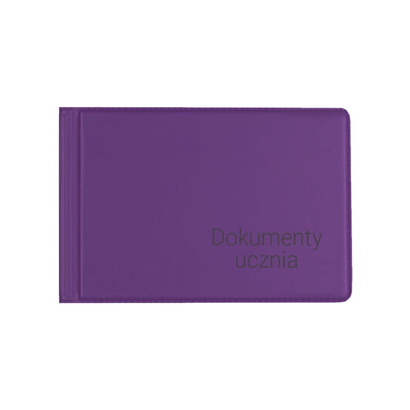 BIURFOL Okładka na dokumenty ucznia małe violet