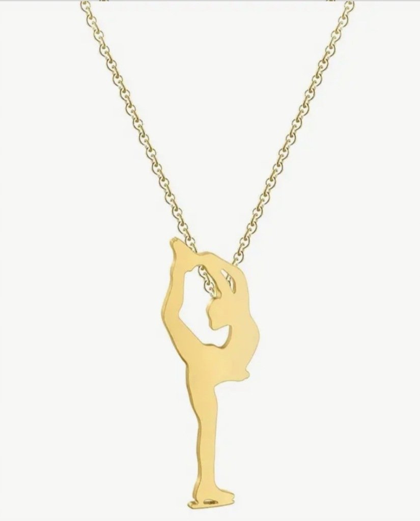 Naszyjnik wisiorek łyżwiarstwo figurowe prezent