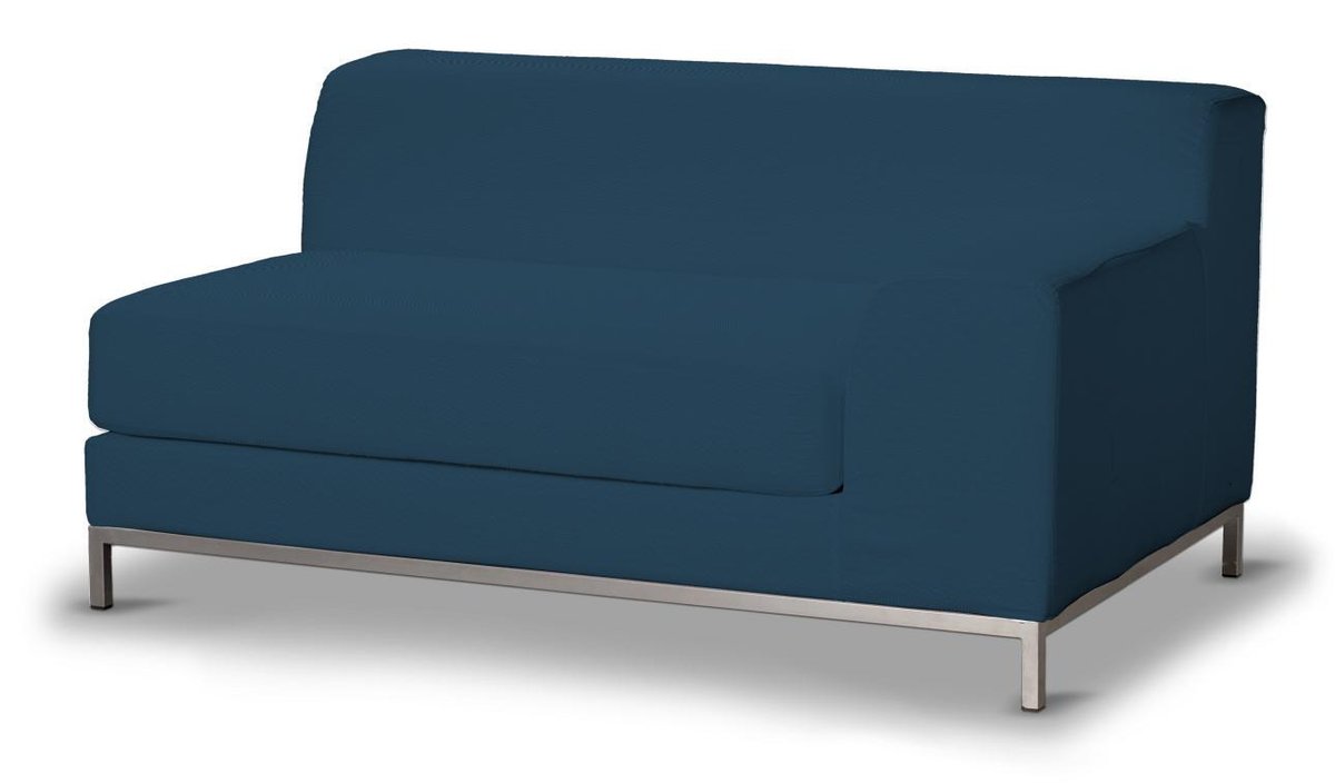 Pokrowiec na sofę prawostronną Kramfors 2-osobową, Ocean blue (morski niebieski), Sofa Kramfors, Cotton Panama