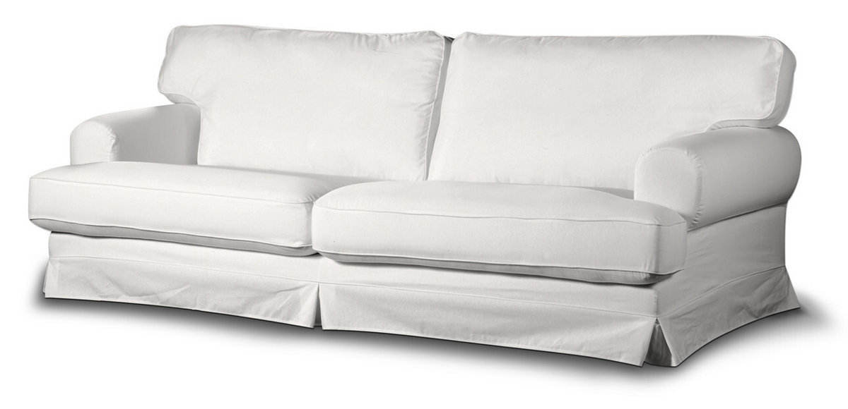 Pokrowiec na sofę Ekeskog nierozkładaną, biały, 238 x 98 x 92 cm, Cotton Panama