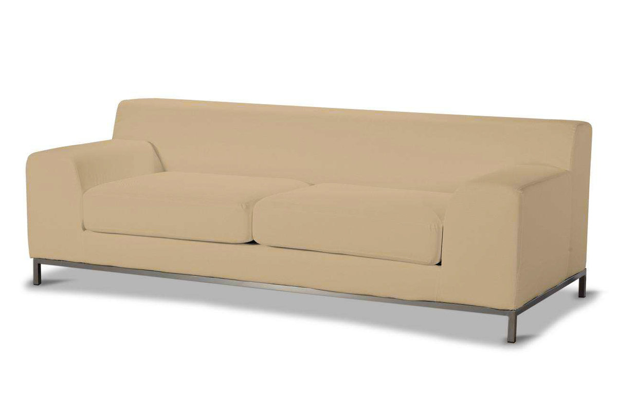 Pokrowiec na sofę Kramfors 3-osobowa, Caffe latte (beżowy), Sofa Kramfors 3-osobowa, Cotton Panama