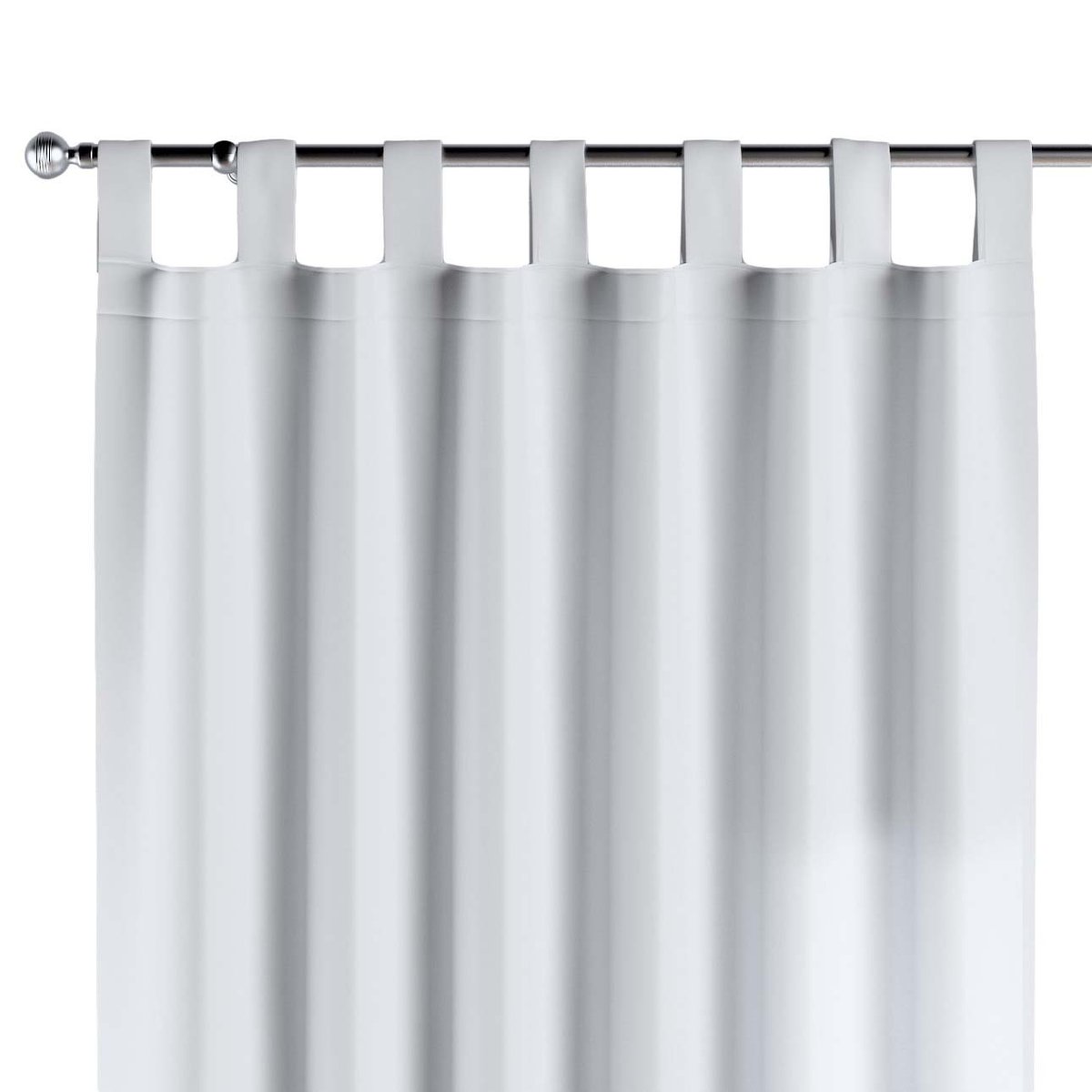 Zasłona na szelkach 1 szt., biały z połyskiem , Christmas