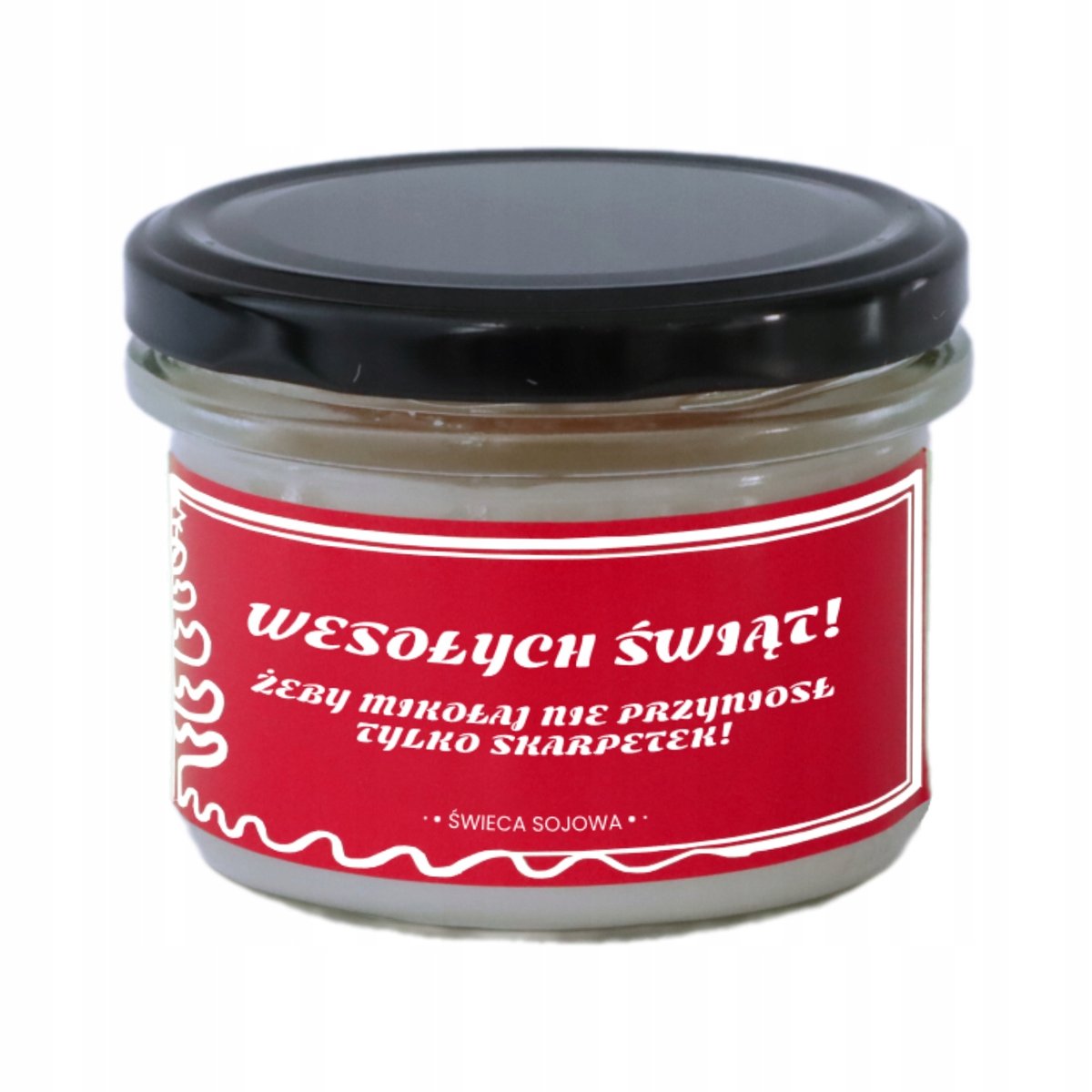 Świeca Zapachowa Sojowa 150Ml Śmieszny Zabawny Nadruk Prezent Na Mikołaja Święta Dla Faceta Taty Mamy Męża Chłopaka Mężczyzny Kobiety Dziadka Dziewc..