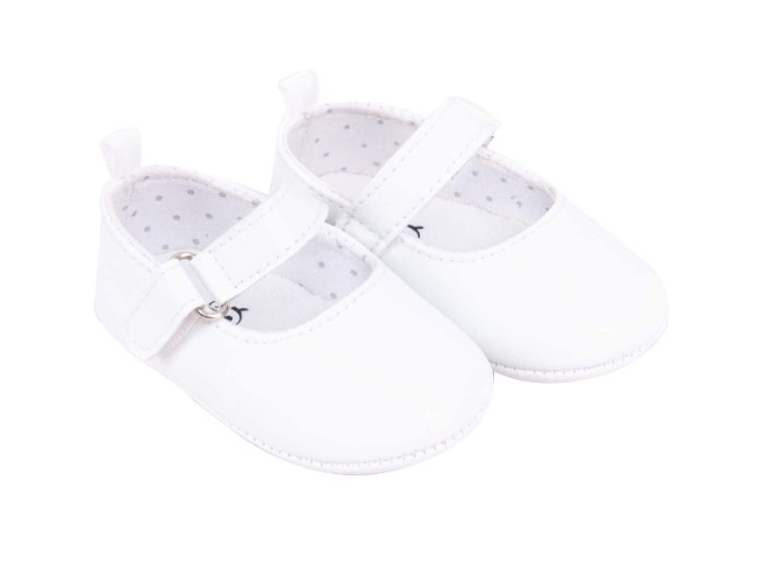 Buciki niechodki białe dziewczęce 9-15M OBO-151G