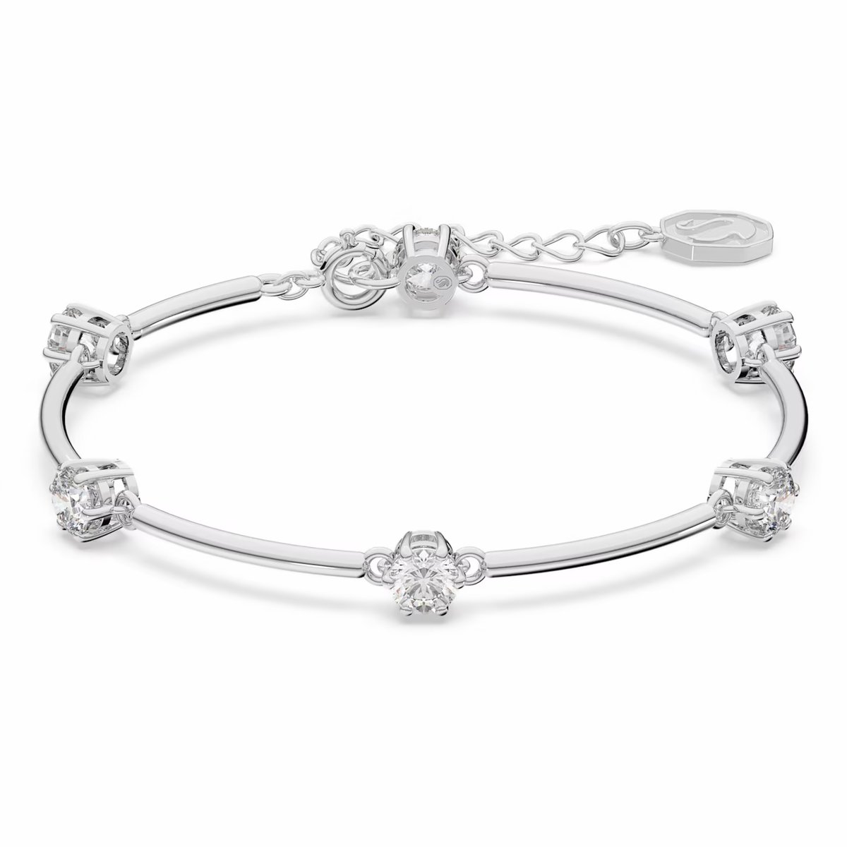 Bransoletka Swarovski - Constella bangle, White, Silver 5641680