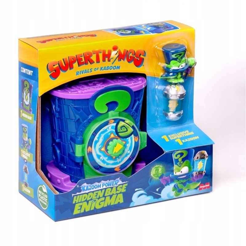 superthings superzings kazoom power hideout enigma kryjówka enigmy magicbox