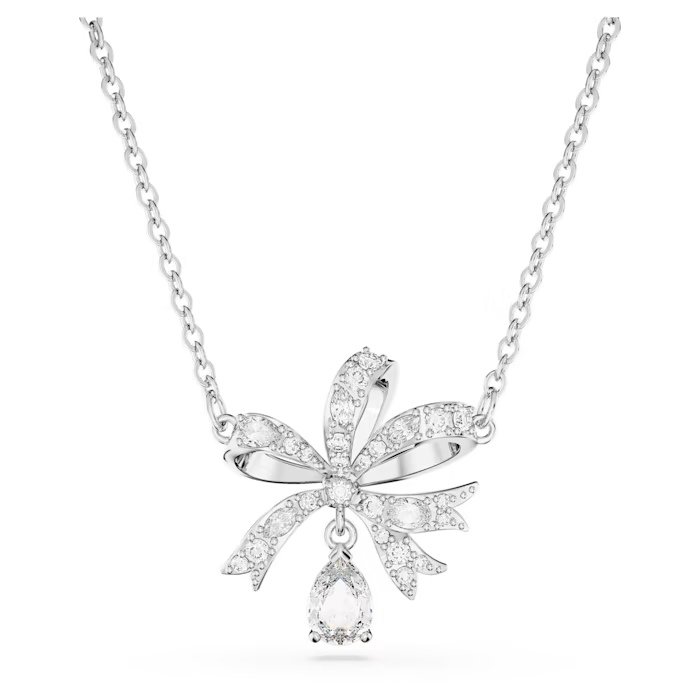 Naszyjnik Swarovski - Volta, Bow, White, Silver 5647583