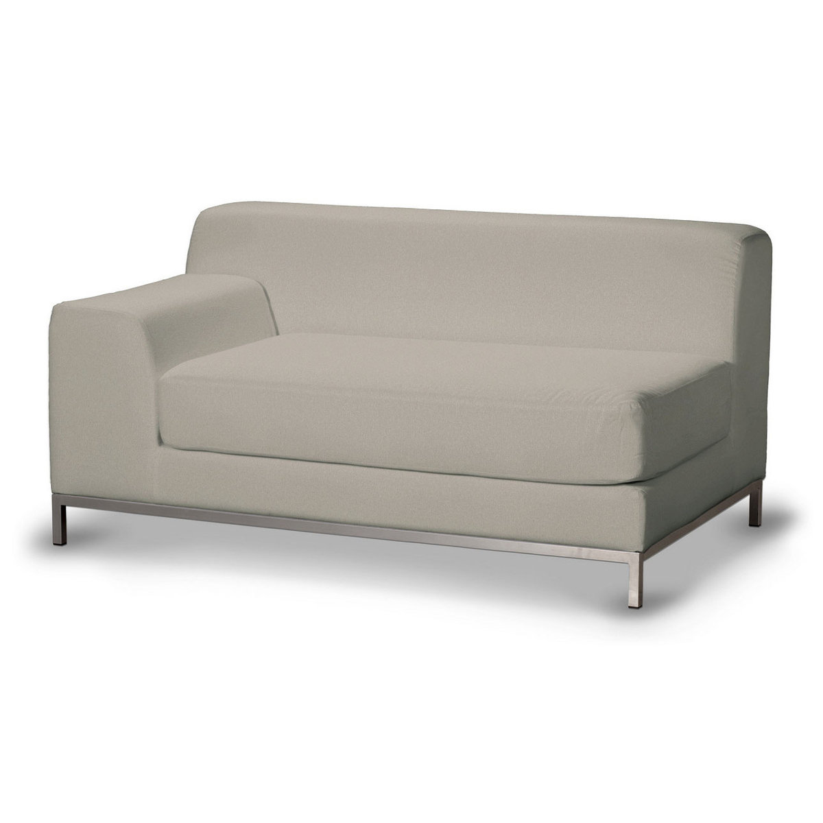 Pokrowiec na sofę lewostronną Kramfors 2-osobową, beżowy melanż, Sofa Kramfors, Amsterdam