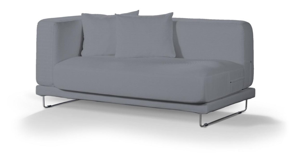 Pokrowiec na sofę Tylösand 2-osobową nierozkładaną, Slade Grey (szary), sofa tylösand 2-osobowa nierozkładana, Cotton Panama