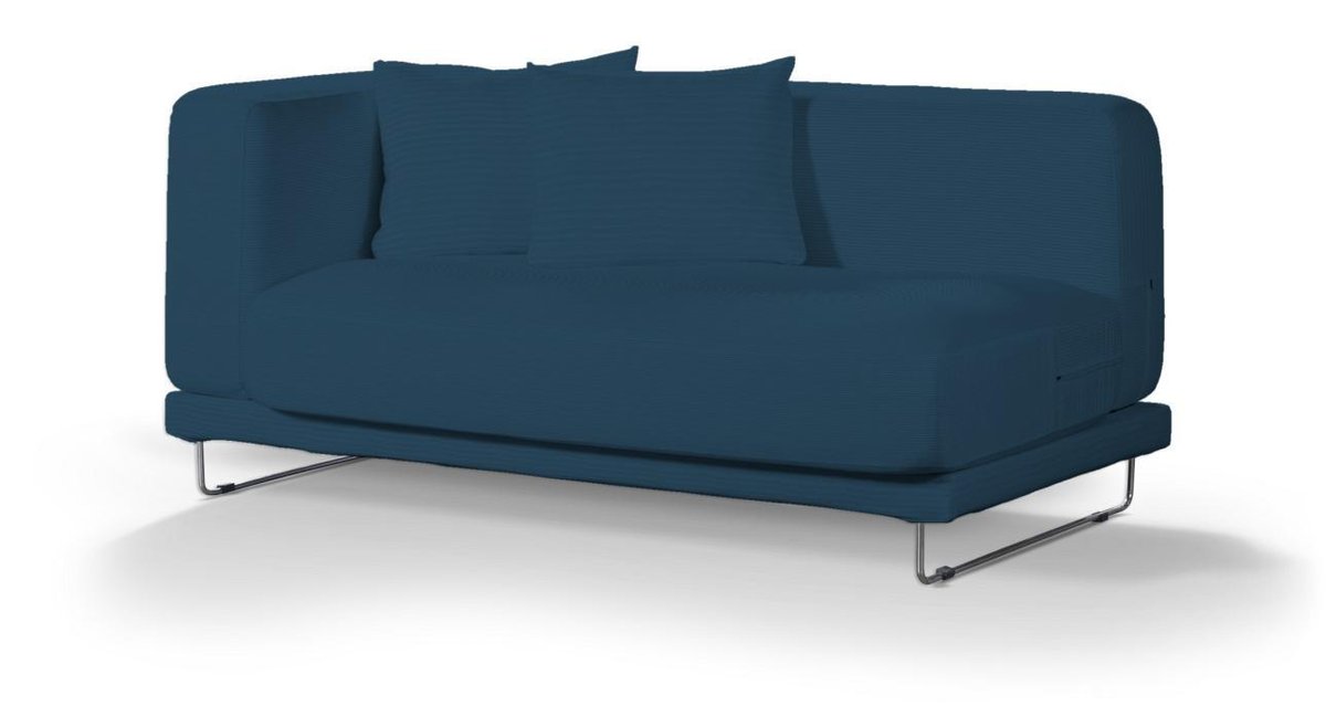 Pokrowiec na sofę Tylösand 2-osobową nierozkładaną, Ocean blue (morski niebieski), sofa tylösand 2-osobowa nierozkładana, Cotton Panama