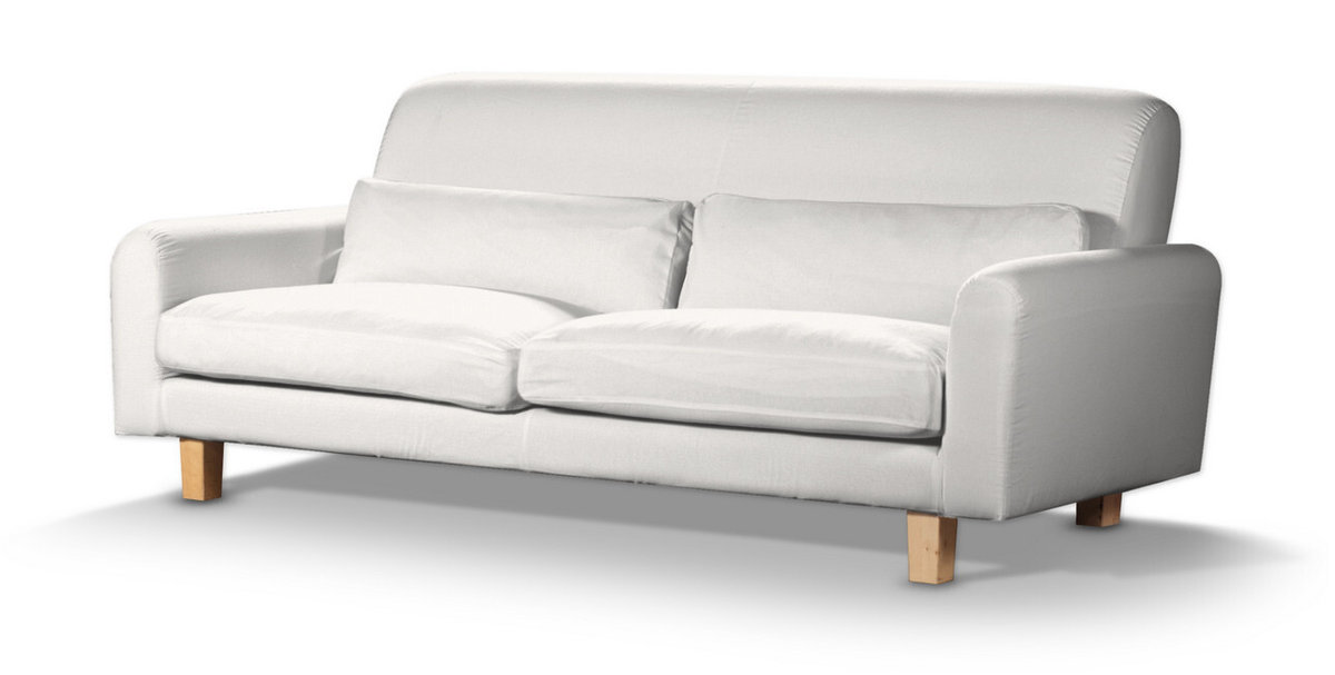 Pokrowiec na sofę Nikkala krótki, biały, sofa nikkala, Cotton Panama