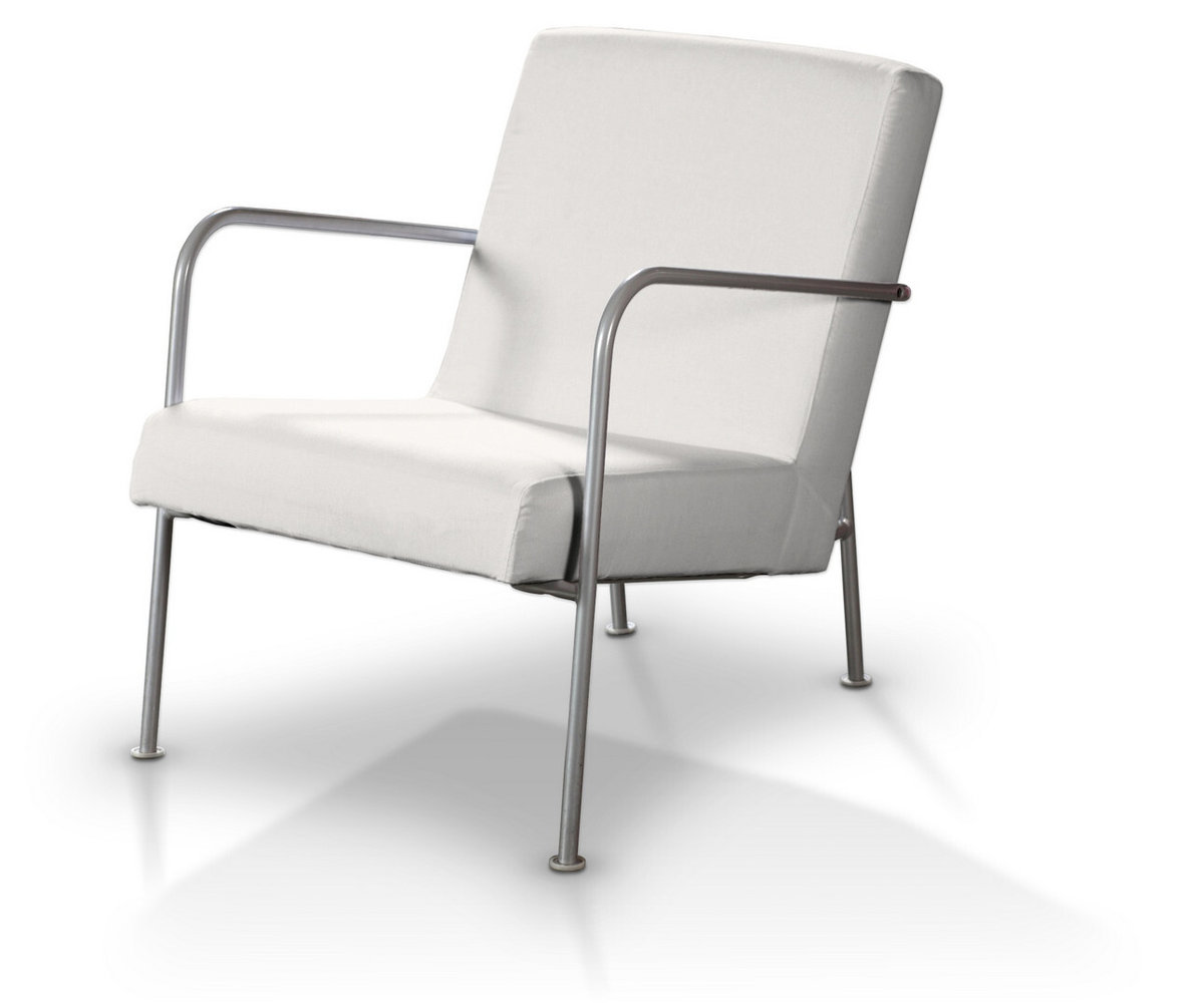 Pokrowiec na fotel Ikea PS, biały, fotel Ikea PS, Cotton Panama