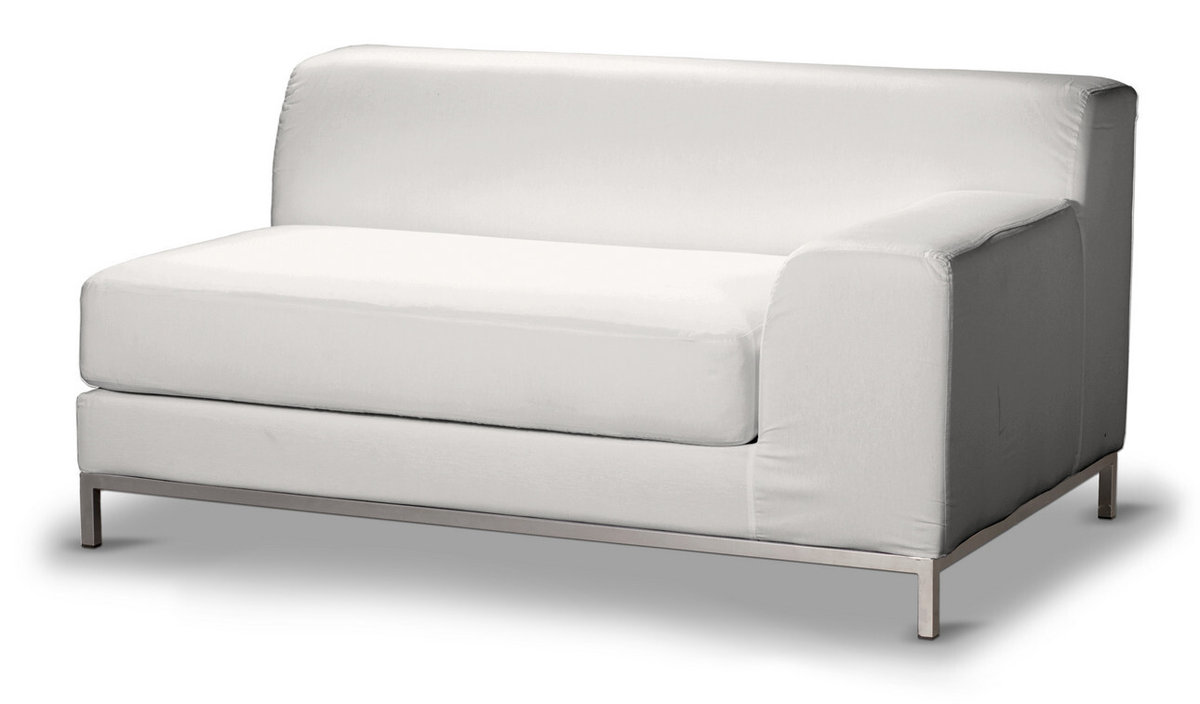 Pokrowiec na sofę prawostronną Kramfors 2-osobową, biały, Sofa Kramfors, Cotton Panama