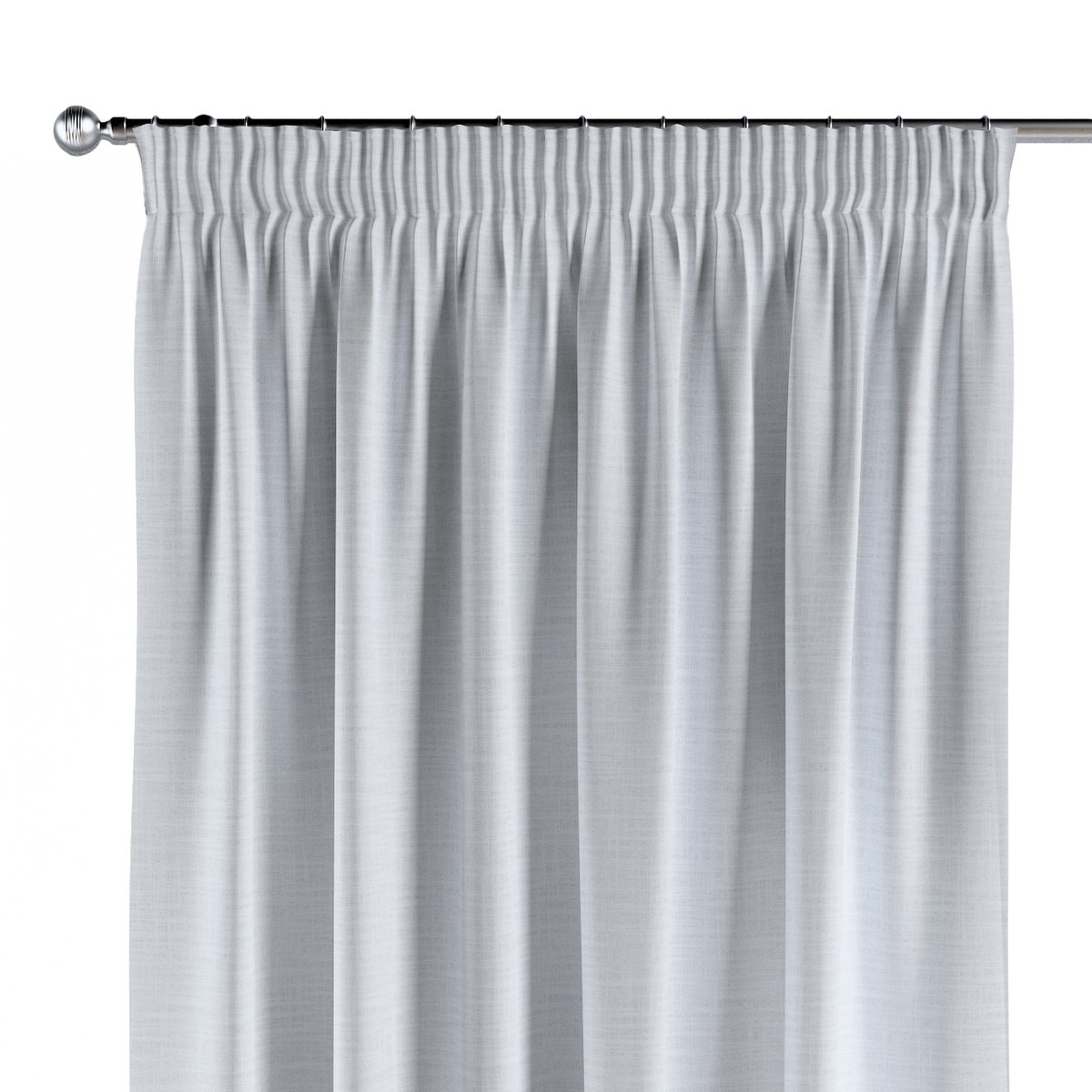 Zasłona na taśmie marszczącej 1 szt., biały, Harmony