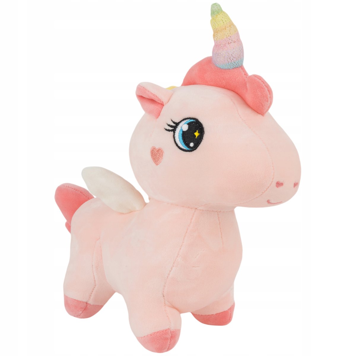Maskotka jednorożec różowy pluszak przytulanka konik 30 cm dla dziecka