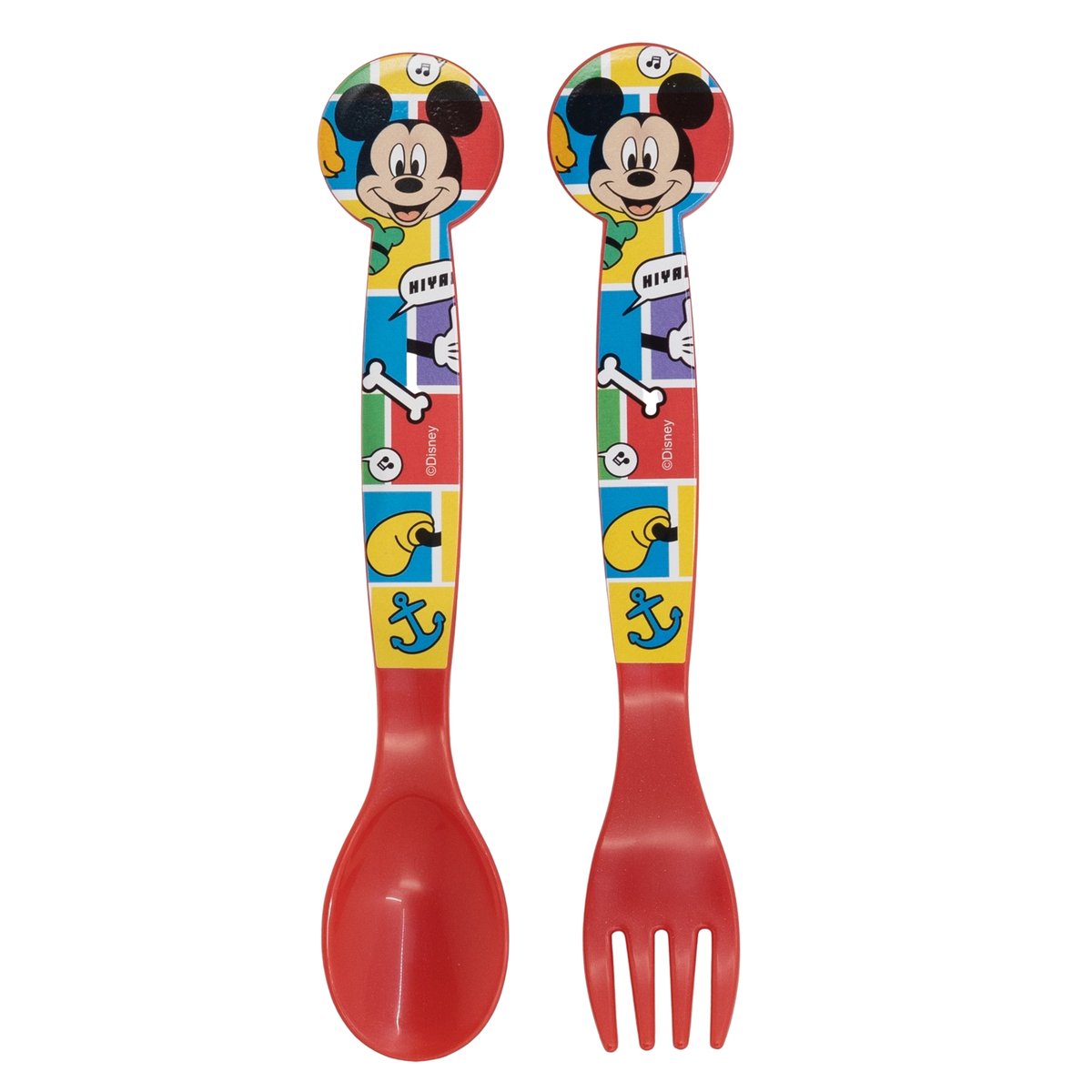 Zestaw plastikowych sztućców MYSZKA MIKI MICKEY