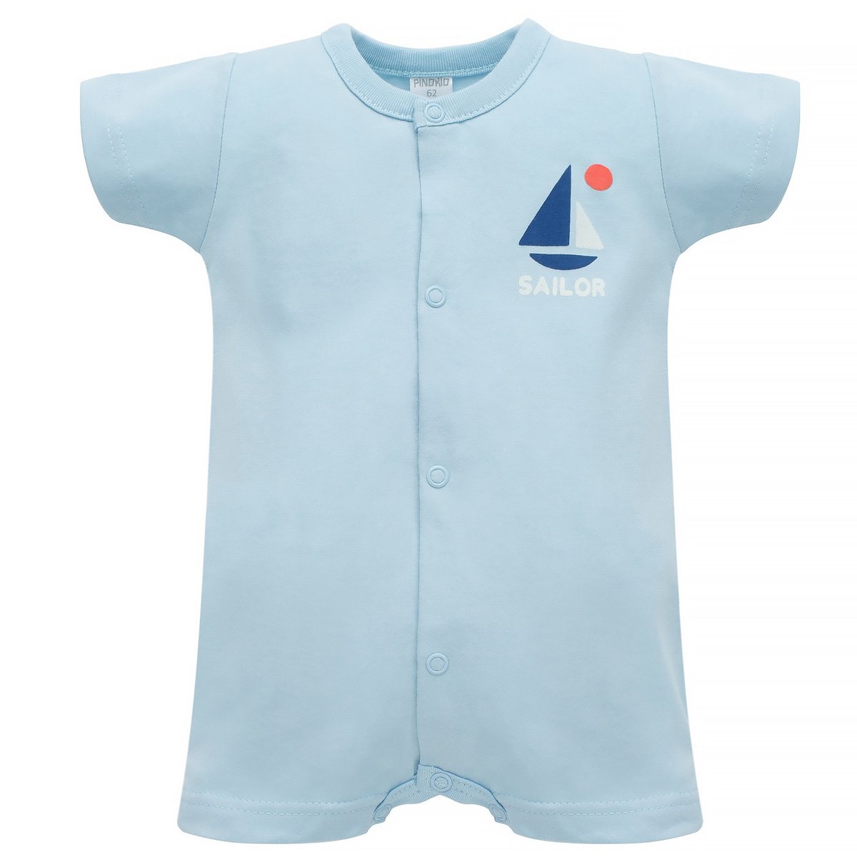 PINOKIO RAMPERS ROZPINANY SAILOR NIEBIESKI 62