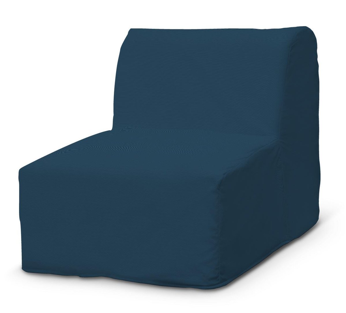 Pokrowiec na fotel Lycksele prosty, Ocean blue (morski niebieski), fotel Lycksele, Cotton Panama
