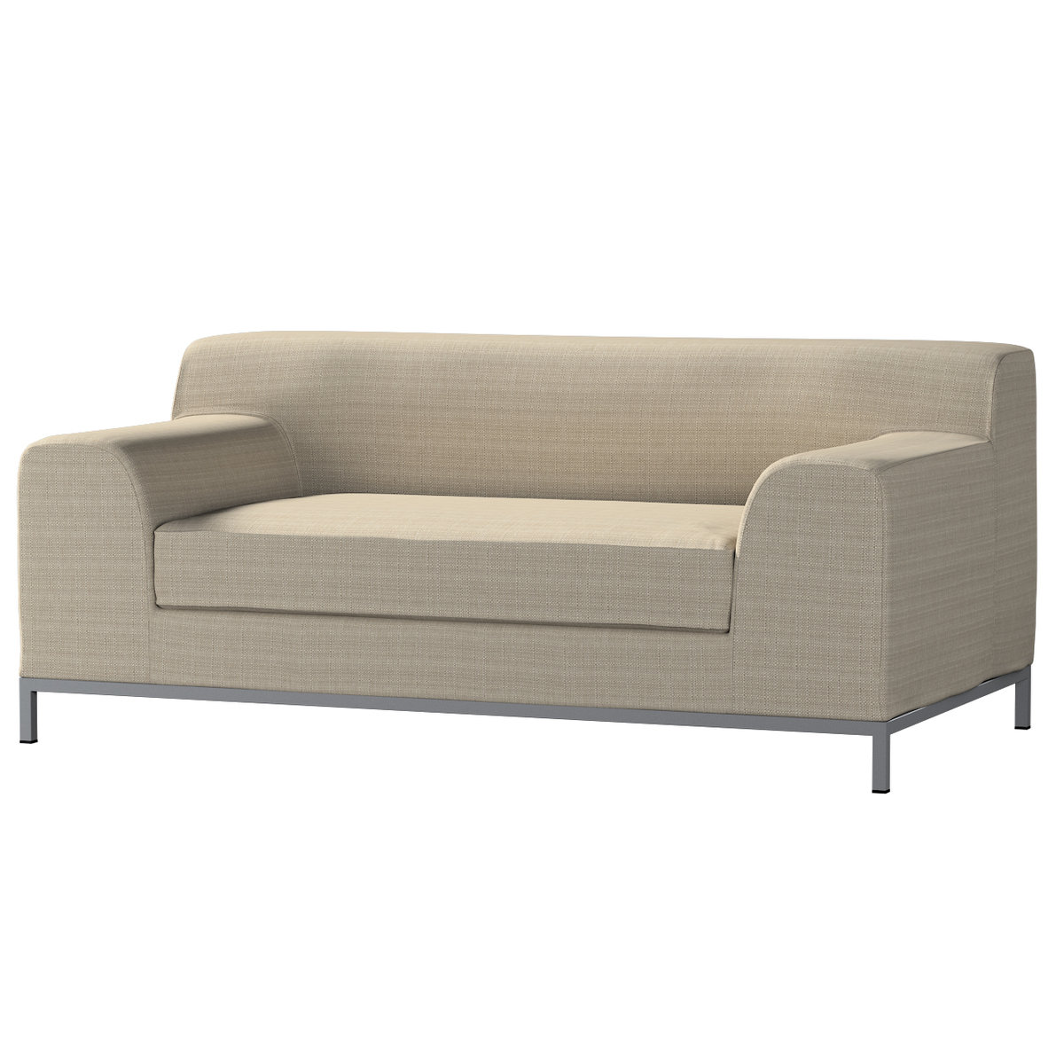 Pokrowiec na sofę Kramfors 2-osobową, beżowy, Sofa Kramfors 2-osobowa, Living II