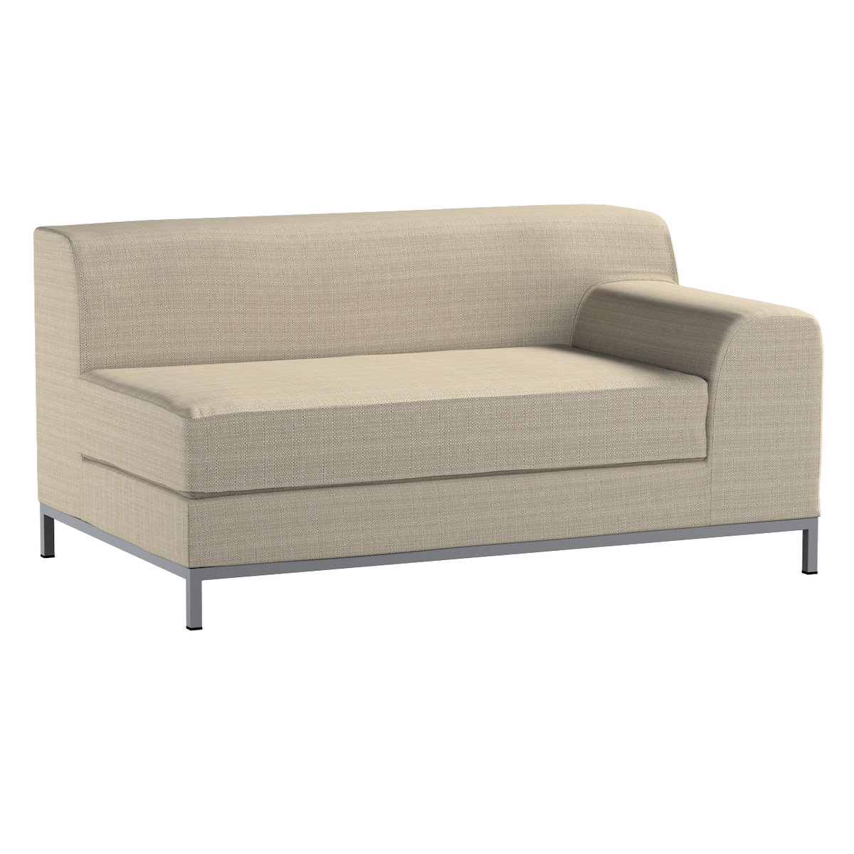 Pokrowiec na sofę prawostronną Kramfors 2-osobową, beżowy, Sofa Kramfors, Living II