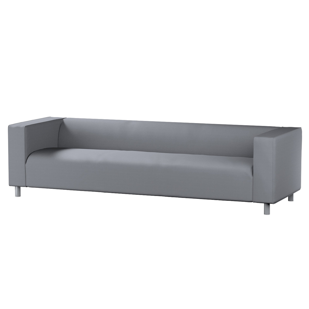 Pokrowiec na sofę Klippan 4-osobową, Slade Grey (szary), 246 x 86 x 66 cm, Cotton Panama
