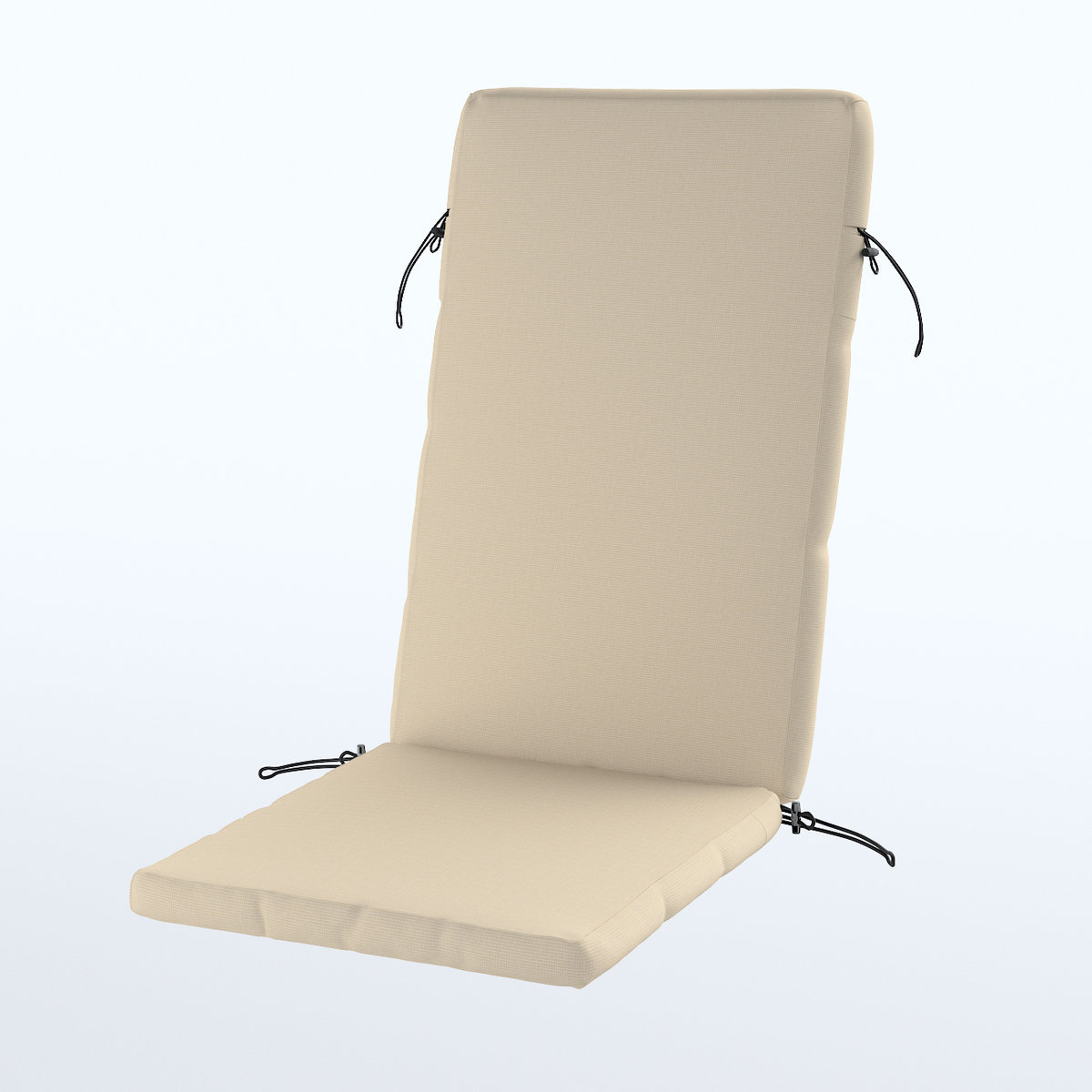 Duvholmen pokrowiec na poduszkę krzesła 116x45cm (BONDHOLMEN, NÄMMARÖ, SJÄLLAND), beżowo-kremowy, 116 x 45 cm, Outdoor Oasis