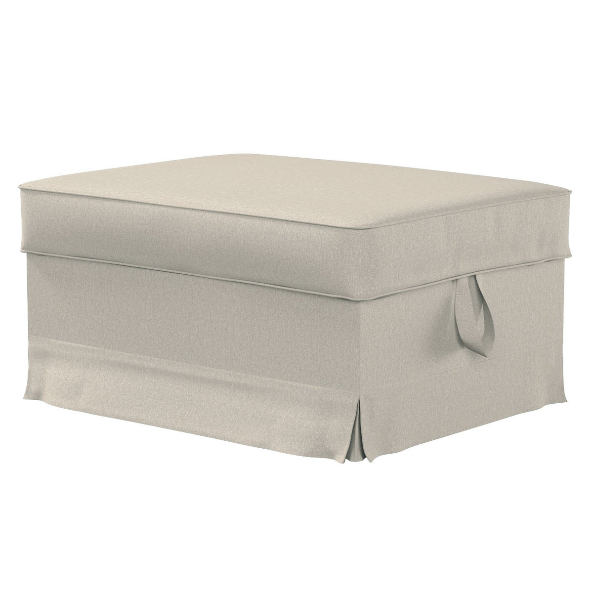Pokrowiec na podnóżek Ektorp Bromma, beżowy melanż, 60 x 79 x 42 cm, Amsterdam