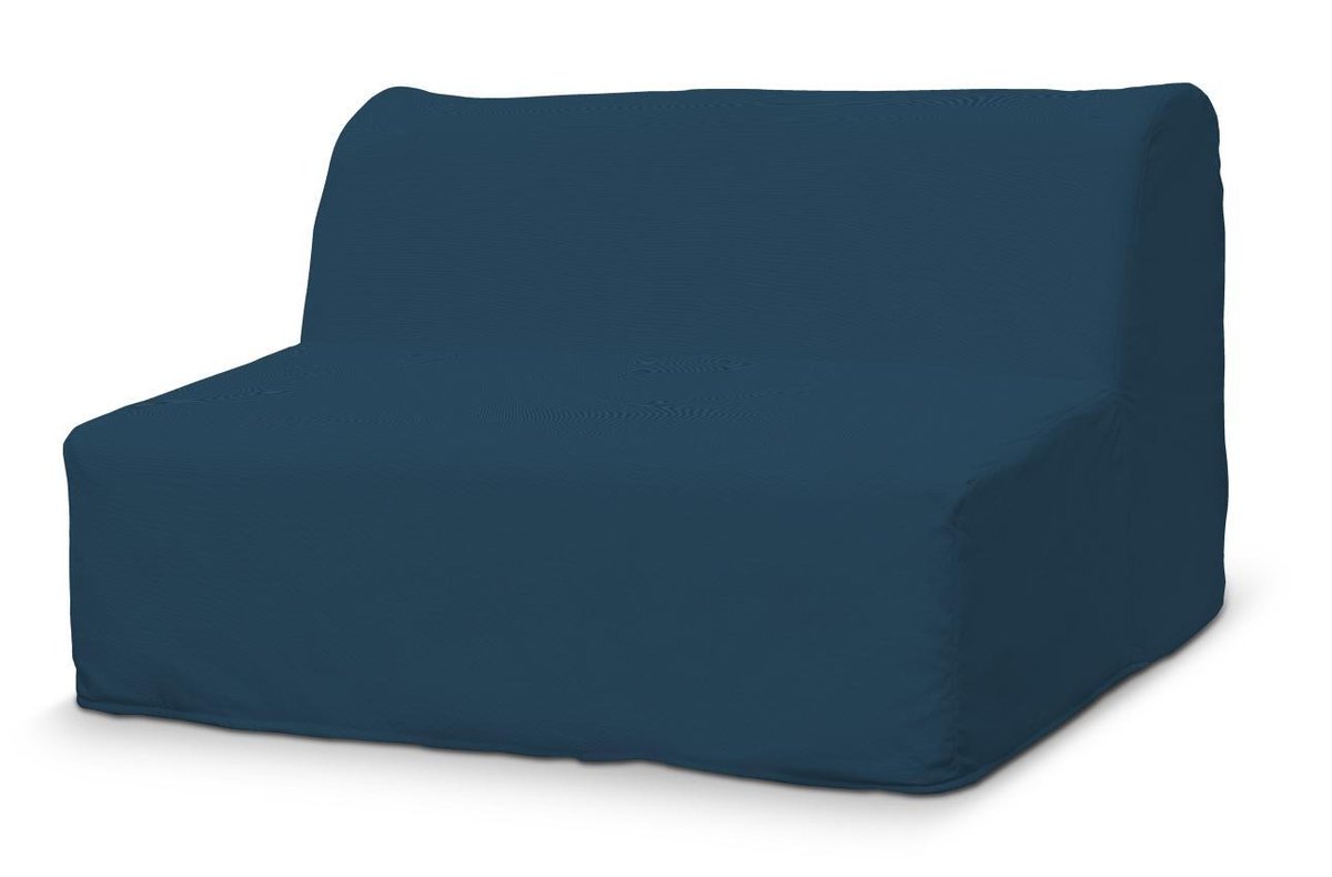 Pokrowiec na sofę Lycksele prosty, Ocean blue (morski niebieski), sofa Lycksele, Cotton Panama