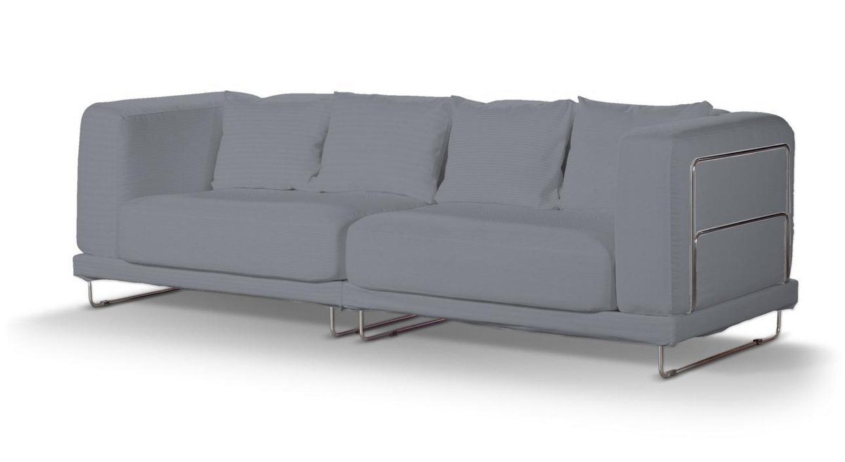 Pokrowiec na sofę Tylösand 3-osobową nierozkładaną, Slade Grey (szary), sofa tylösand 3-osobowa nierozkładana, Cotton Panama