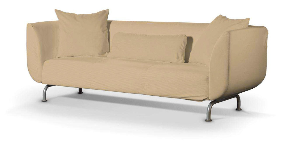 Pokrowiec na sofę Strömstad 3-osobową, Caffe latte (beżowy), Sofa Stromstad 3-osobowa, Cotton Panama