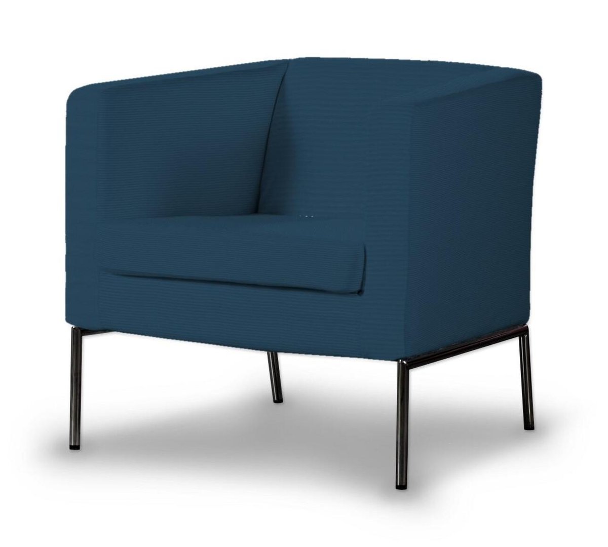 Pokrowiec na fotel Klappsta, Ocean blue (morski niebieski), Fotel Klappsta, Cotton Panama