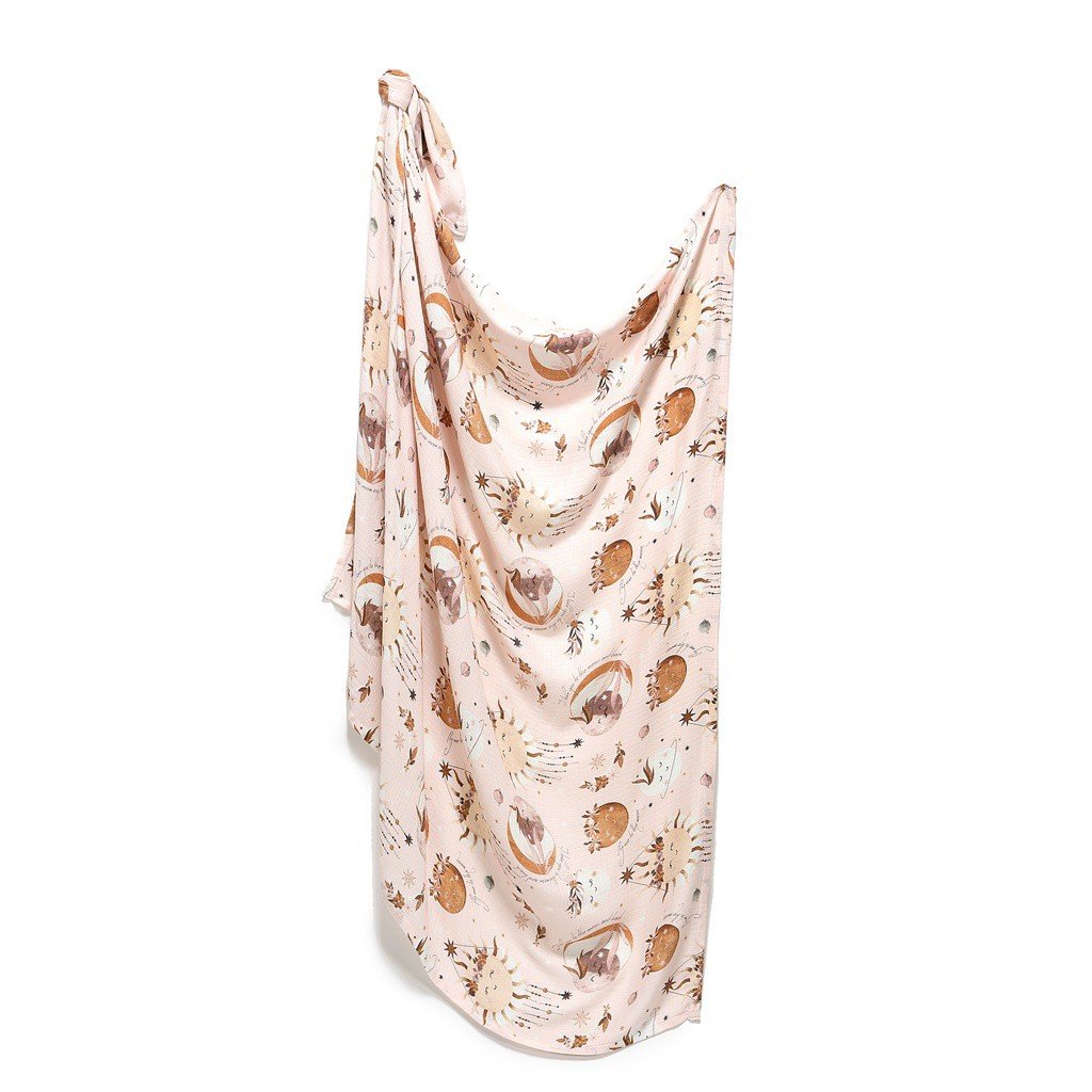 LA MILLOU OTULACZ BAMBOO MUŚLIN - FLY ME TO THE MOON NUDE
