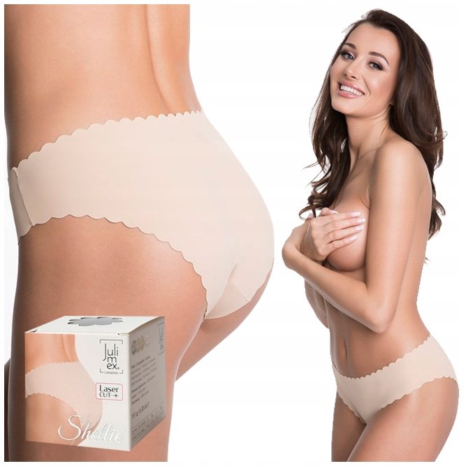 Bezszwowe MAJTKI FIGI DAMSKIE Beżowe Julimex r. XL