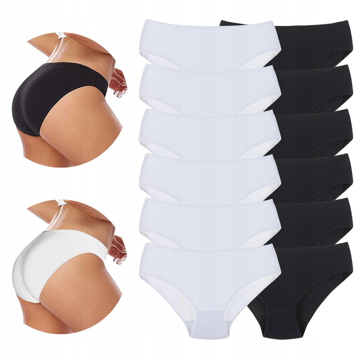 FIGI MAJTKI DAMSKIE Bawełniane Gładkie Moraj XL r. XL