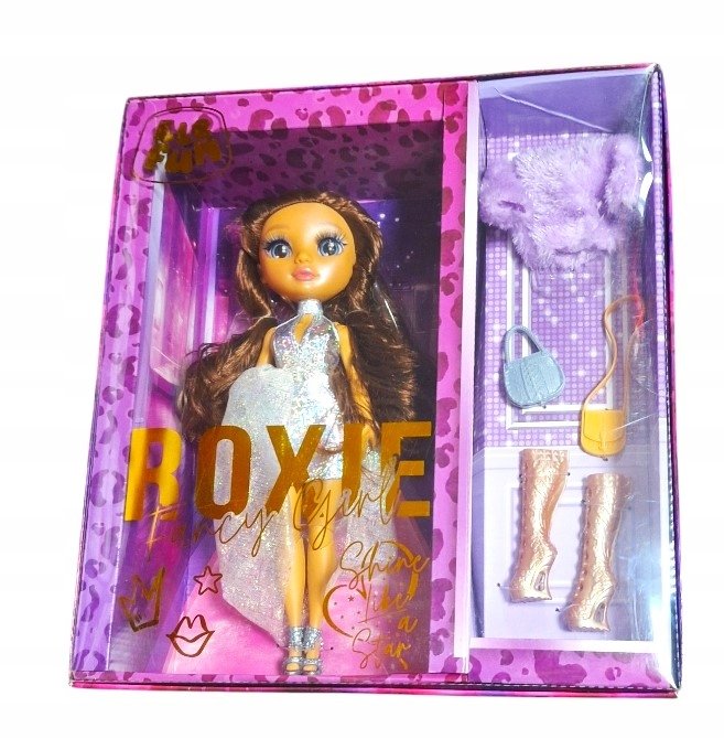 ELEFUN Lalka ROXIE Fancy Girl Shine like a Star + akcesoria srebne