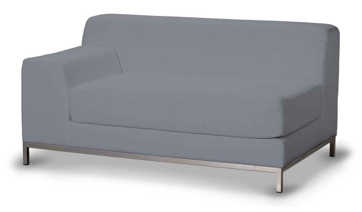 Pokrowiec na sofę lewostronną Kramfors 2-osobową, Slade Grey (szary), Sofa Kramfors, Cotton Panama