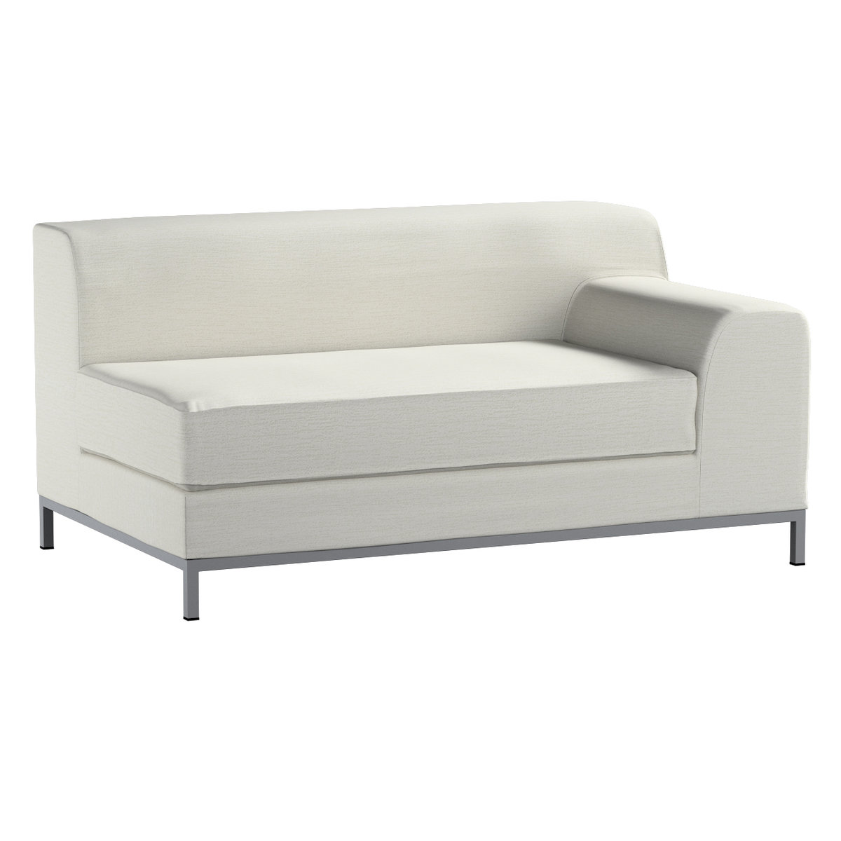Pokrowiec na sofę prawostronną Kramfors 2-osobową, popielaty, Sofa Kramfors, Living II