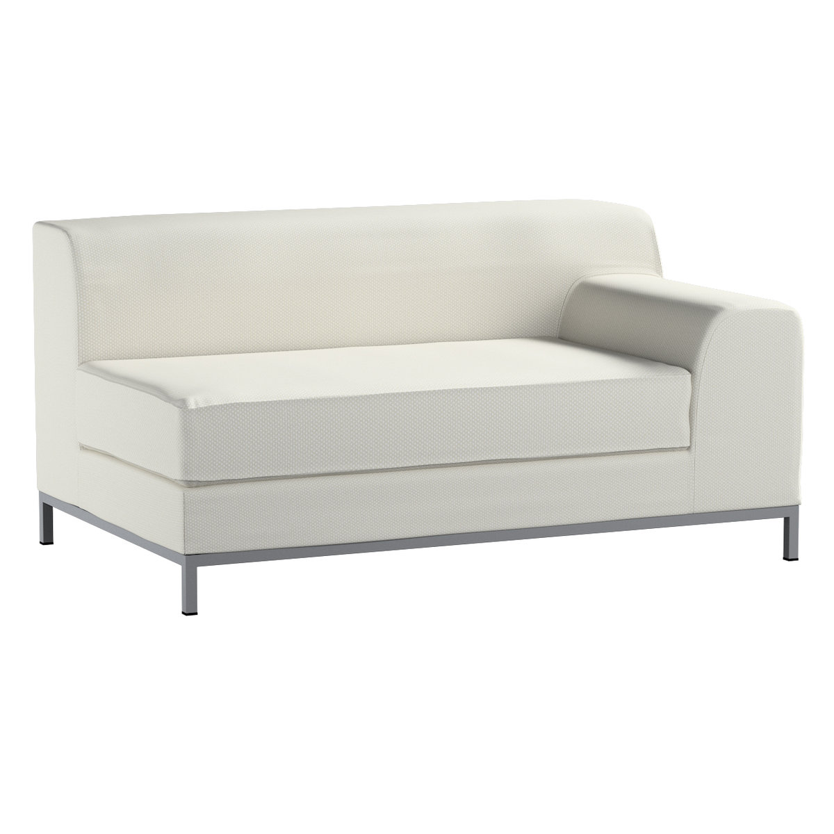 Pokrowiec na sofę prawostronną Kramfors 2-osobową, jasny szary, Sofa Kramfors, Living II
