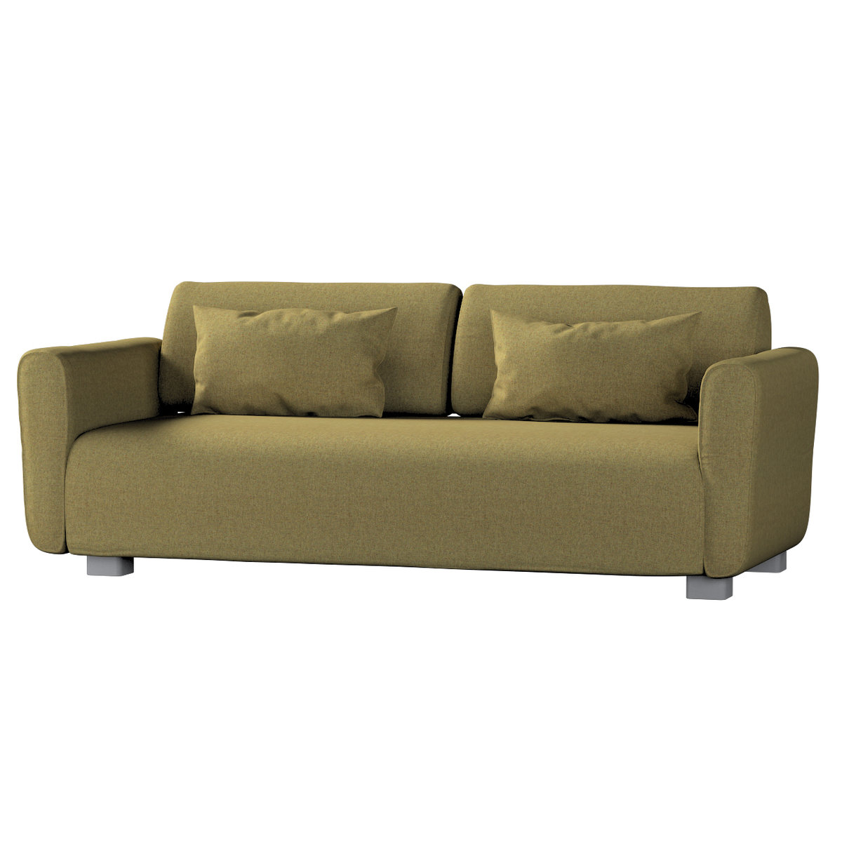 Pokrowiec na sofę 2-osobową Mysinge, oliwkowy melanż, sofa Mysinge 2-os., Madrid