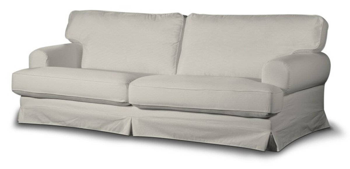 Pokrowiec na sofę Ekeskog rozkładaną, Silver(jasnoszary), 238 x 98 x 92 cm, Cotton Panama