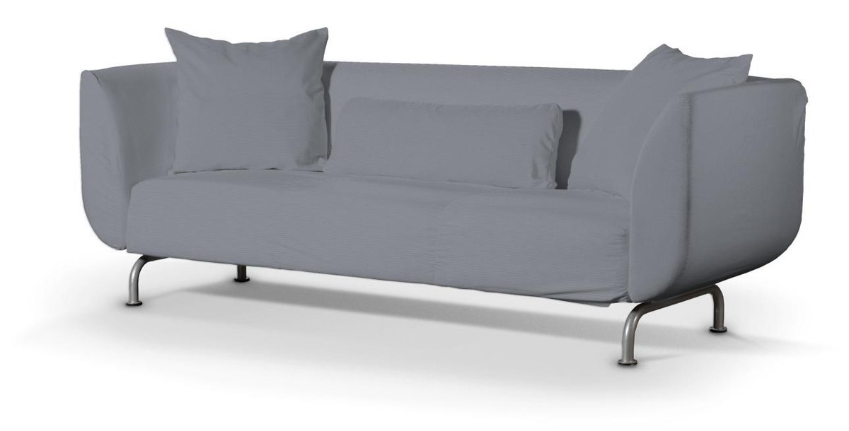 Pokrowiec na sofę Strömstad 3-osobową, Slade Grey (szary), Sofa Stromstad 3-osobowa, Cotton Panama