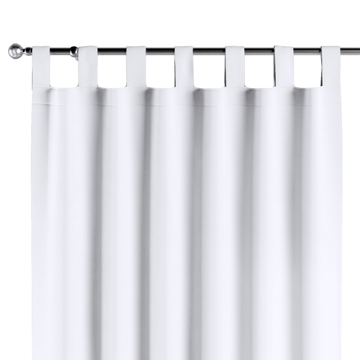 Zasłona na szelkach 1 szt., śnieżnobiały, Crema