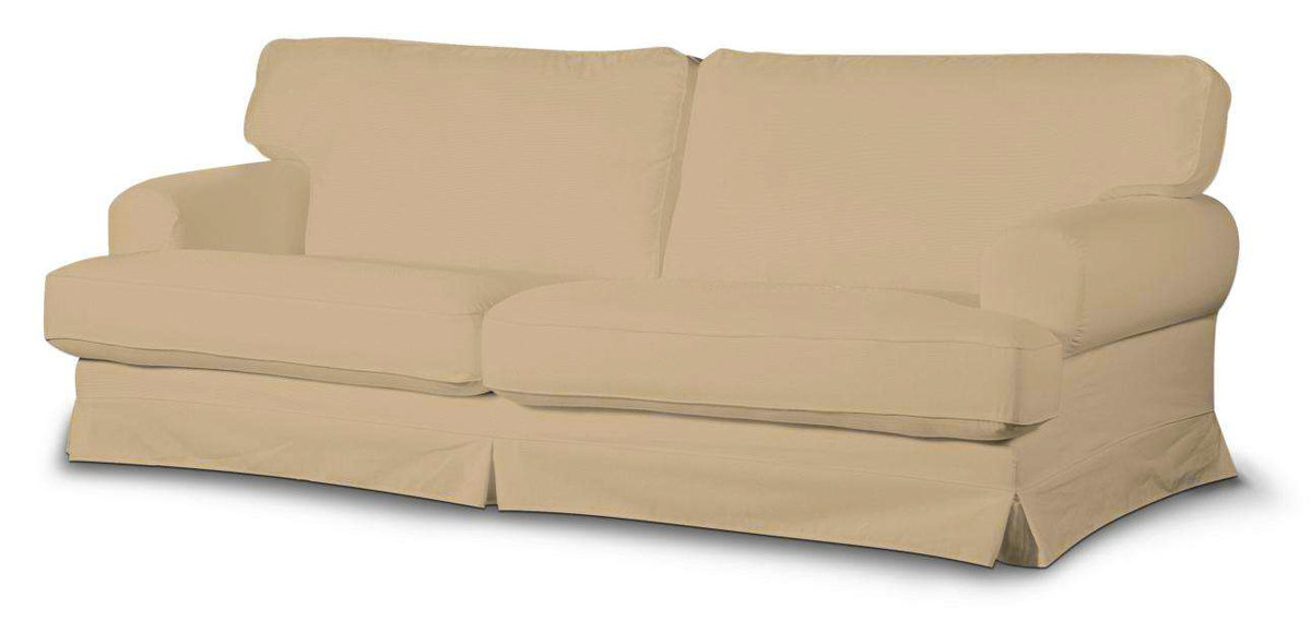 Pokrowiec na sofę Ekeskog nierozkładaną, Caffe latte (beżowy), 238 x 98 x 92 cm, Cotton Panama