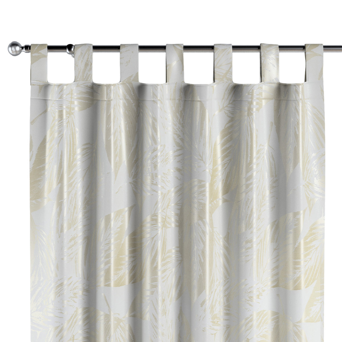 Zasłona na szelkach 1 szt., ecru liście, Secret Garden