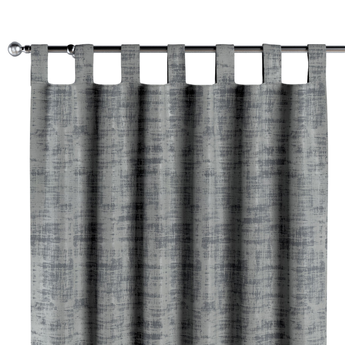 Zasłona na szelkach 1 szt., szary beton, Velvet